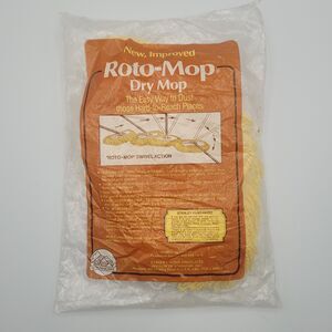 Stanley Roto-Mop Dry Mop Refill No. 3135 Duster NOS Sealed Stanhome USA Vintage